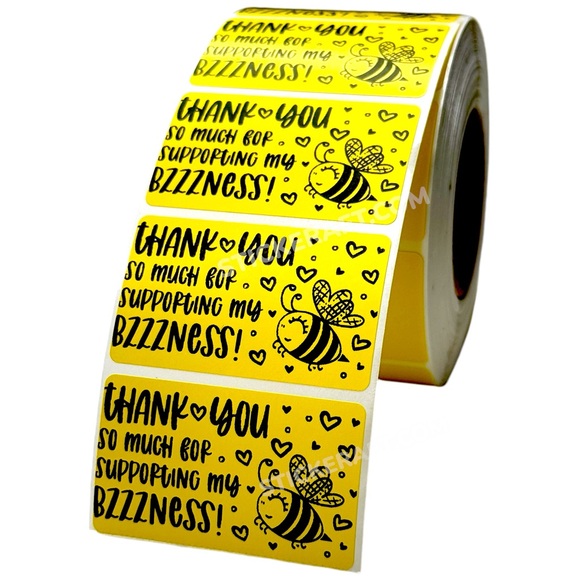 Thank you so much for supporting my business | Thank You Stickers for Packaging - Picture 5 of 5